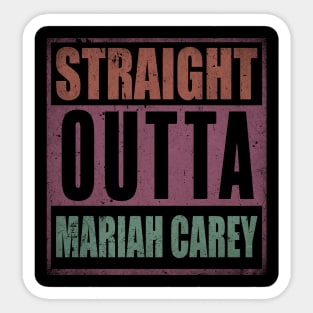 Classic Mariah Name Vintage Styles Christmas 70s 80s 90s Sticker